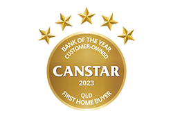 Canstar Customer-Owned Bank of the Year 2023 Queensland First Home Buyer award