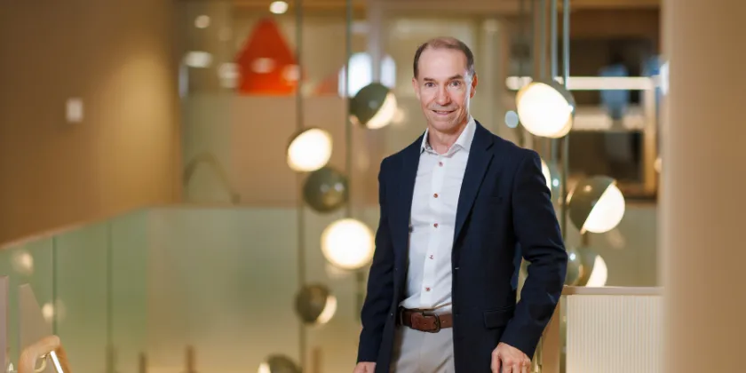 Queensland Country Bank CEO at the new Queensland Country Centre Brisbane.