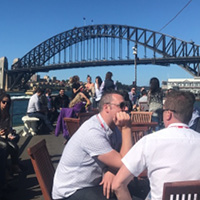 On the Grand Final Cruise with the Sydney Harbour